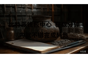 比特派钱包中心  在数分钟内就不错完成转账